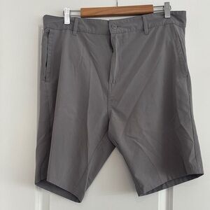Burnside Charcoal Flat Front Shorts